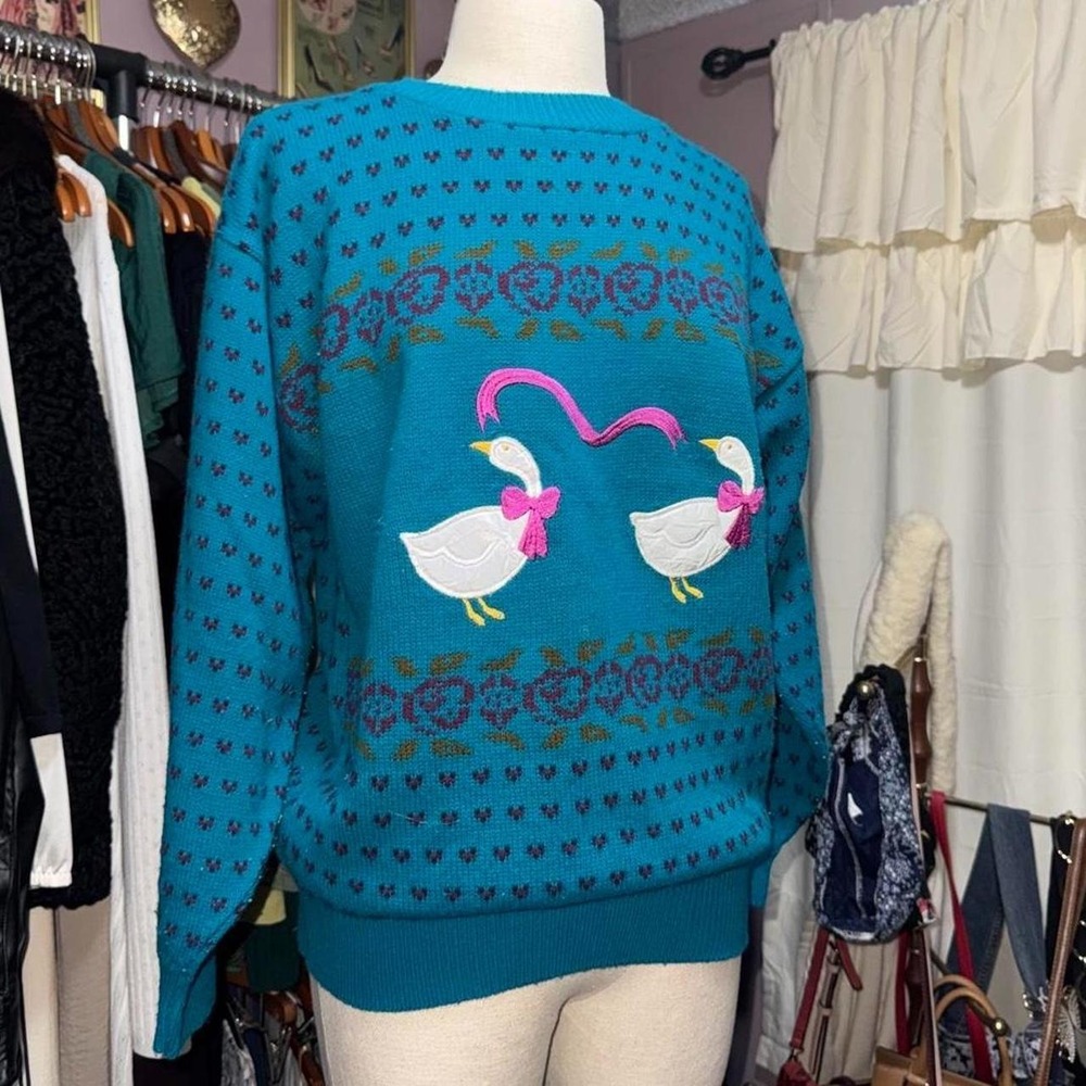 Vintage 80s Goose Sweater
